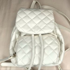 F21 Quilted Mini Backpack
